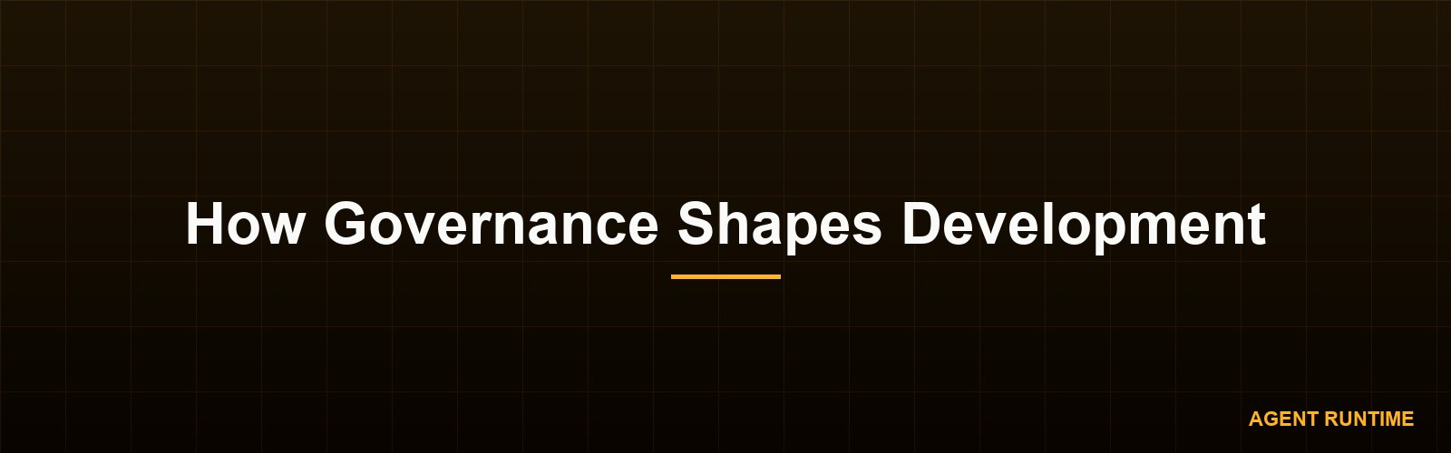 How Governance Shapes Development