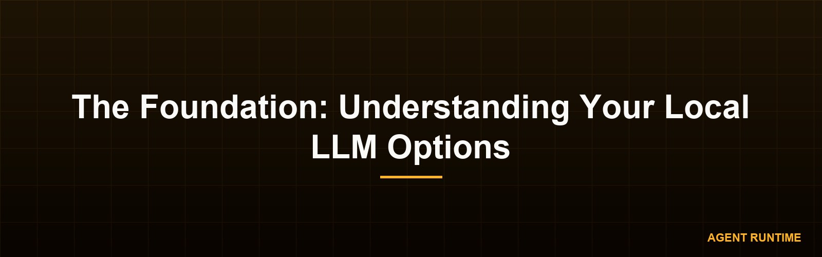 The Foundation: Understanding Your Local LLM Options