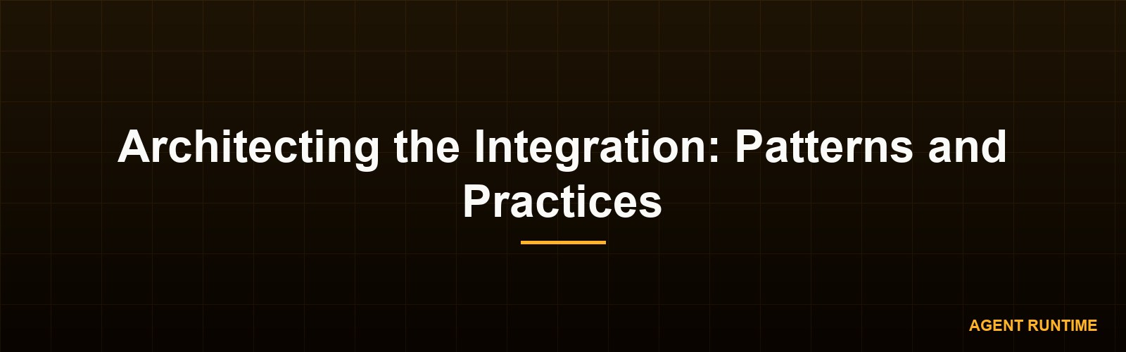 Architecting the Integration: Patterns and Practices
