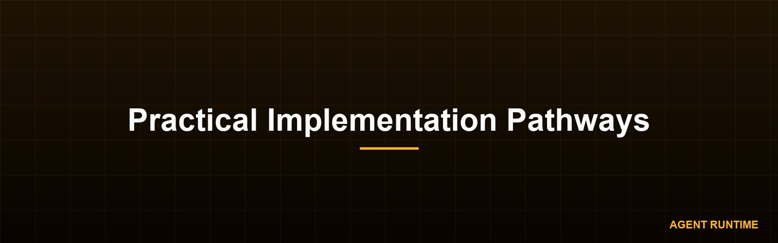 Practical Implementation Pathways