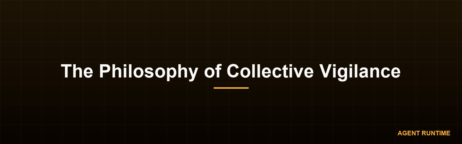 The Philosophy of Collective Vigilance