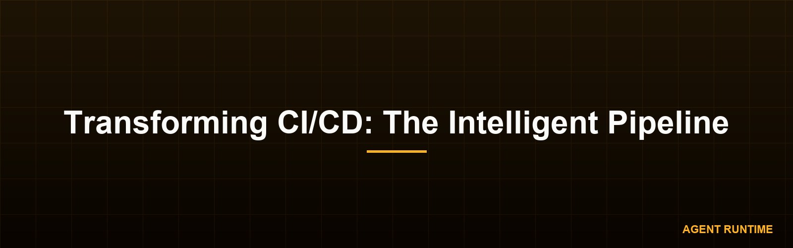 Transforming CI/CD: The Intelligent Pipeline