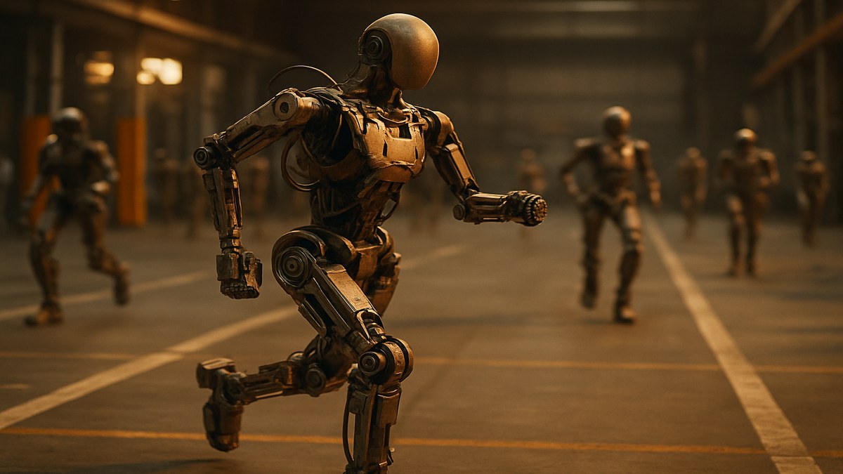 Beijing E-Town Prepares for Historic Humanoid Robot Half-Marathon This Week — illustration